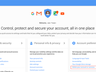 Delete account Gmail