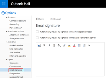 Outlook Signature