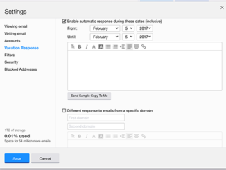 Set Up Canned Replies Automatically in Yahoo Mail