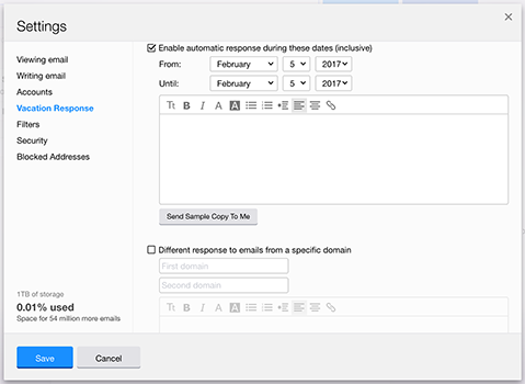 Set Up Canned Replies Automatically in Yahoo Mail