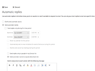 Setup Canned Replies Automatically in Hotmail