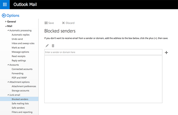 How to block emails from unwanted people in Hotmail